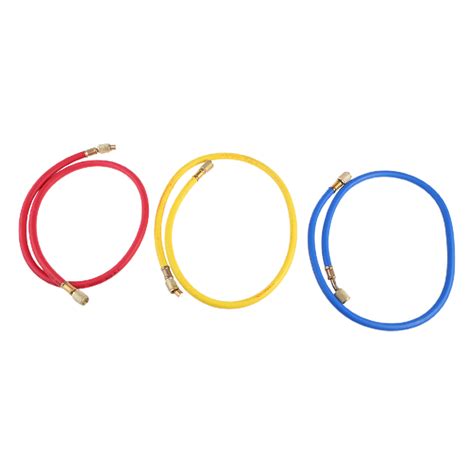 Buy AC Diagnostic Manifold Freon Gauge Hose Set 3 Way for R134A R12 R22 ...