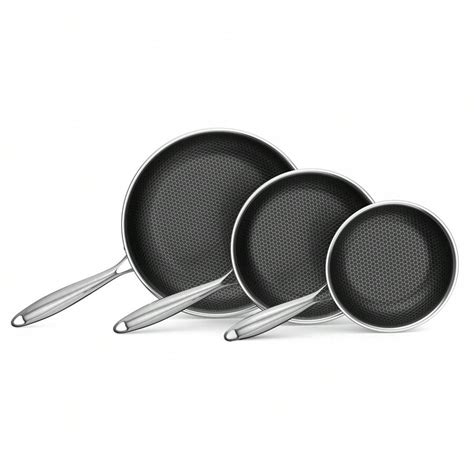 Bielmeier Advanced Nonstick Ceramic Cookware Set - Hybrid Tech, 8,10,12 ...