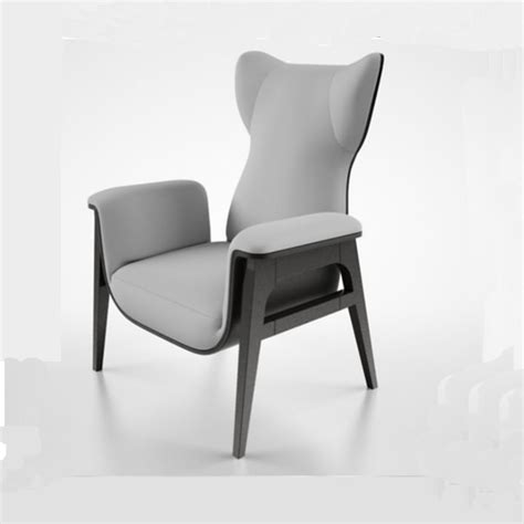 意大利极简风格单人休闲椅现代简约黑白懒人高靠背扶手设计师躺椅
