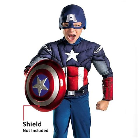 Blue Muscle Superhero Kids Halloween Costume Dress Up - Little Surprise Box
