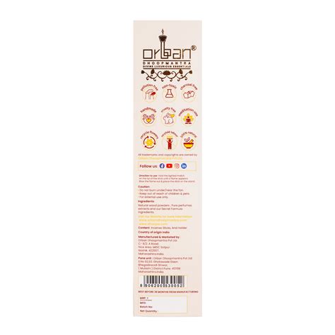DHOOPA by ORBAN - Warli Luxury Incense Sticks | Natural Incense for Pu ...