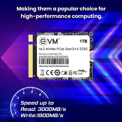 Buy Shop EVM M.2 2230 NVMe 1TB SSD at Low Price & EMI Options ...