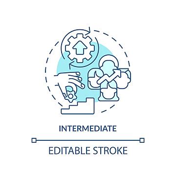Image result for Intermediate Level Icon