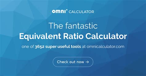 Equivalent Ratio Calculator