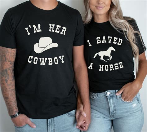 Funny Couples Shirt, Country Music Couples Outfit, Western Concert T ...