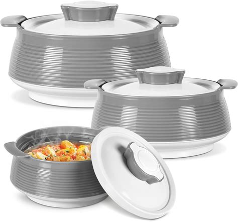 Buy Jaypee Plus Casserole Micro Smart Set of 3 Brown Pack of 3 ...