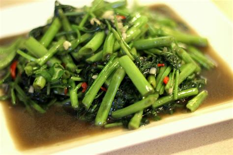 chow with chow: Water spinach: the illicitly delicious vegetable