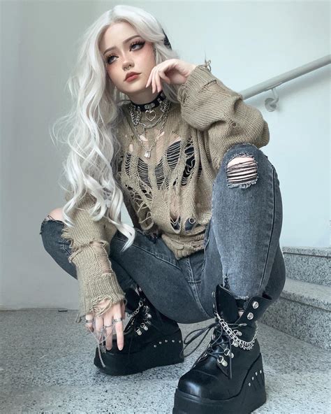 Misty Raines | cigarette daydreams outfit from @romwe #grunge #grunger #grungeaesthetic # ...