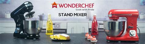 Buy Wonderchef Crimson Edge Die-Cast Metal Kitchen Stand Mixer and ...