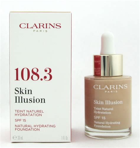 CLARINS SKIN ILLUSION FOUNDATION 1OZ #108.3 ORGANZA FOR WOMEN - ScentsWorld