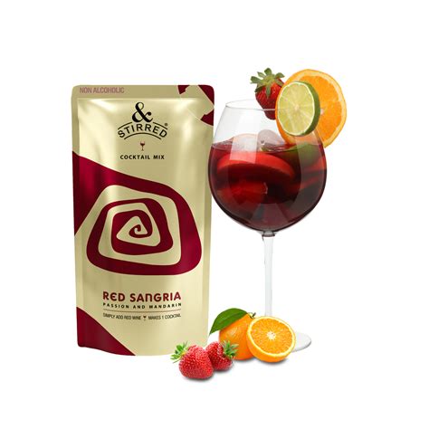 &Stirred Sangria Cocktail / Wine Mix | Single Serve Pack
