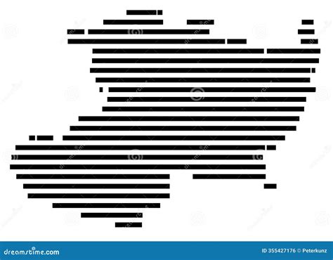 Michoacan Outline Map Mexico State Cartoon Vector | CartoonDealer.com ...