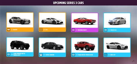 Forza Horizon Cars