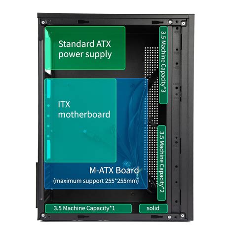 RGEEK Micro ATX Case PC Case: MATX Case Mini PC ITX India | Ubuy