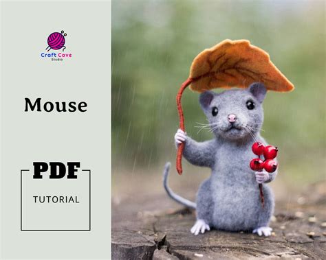 Image result for Needle Felt Mouse Tutorial