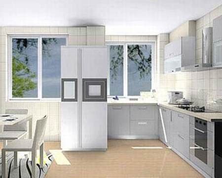 40平方米公寓简约厨房设计装修效果图_装信通网效果图