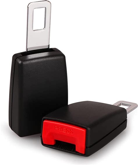 2PCS-Seat Belt Extender,Original Car Buckle Extender (7/8" Tongue Width) Accessories for Cars ...