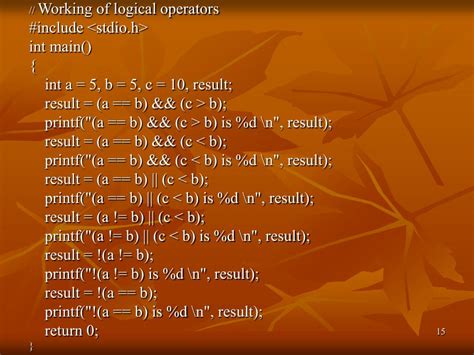 Operators Program in C 的图像结果