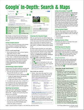 Buy Google In-Depth: Search & Maps Quick Reference Guide (Cheat Sheet ...