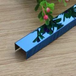 Gold, Rose Gold T & U Profiles - Rose Gold Stainless Steel Glossy U ...