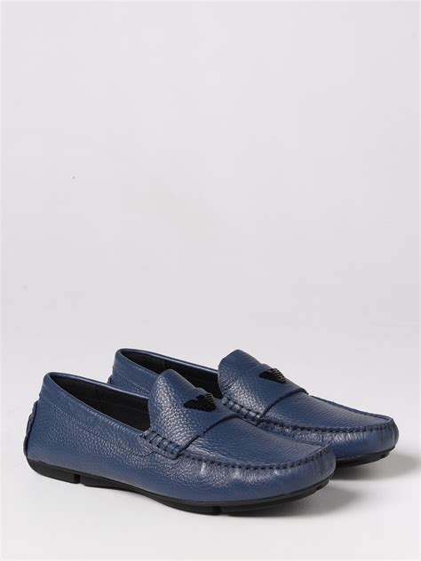 EMPORIO ARMANI: Shoes men - Blue | Emporio Armani loafers X4B124XF665 ...