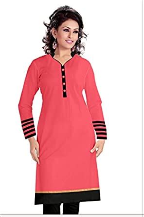 Buy Aditya fashion Desinger Pink & Black Color Pure Cotton Brand ...