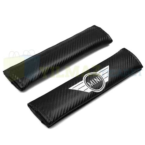 Mini Cooper Logo Emniyet Kemer Pedi Nakış Işleme 2 Adet Yüksek Kalite ...