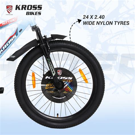Kross Hitter 24T Mountain Bicycle for Kids (9–13 Years) with Dual Disc ...