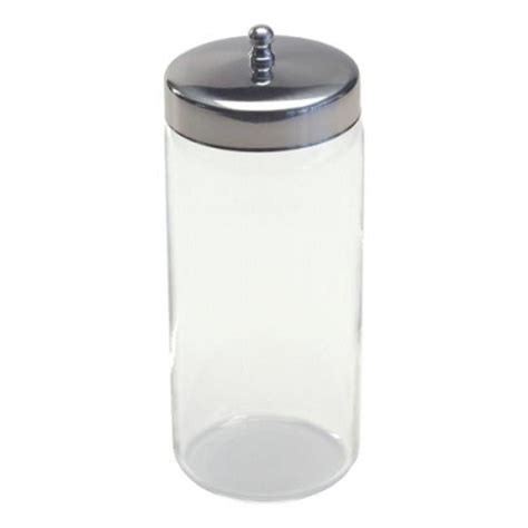 GF Health Products 6.625 x 3 in. Unlabeled Flint Glass Applicator Jar ...