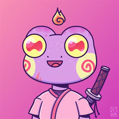 NFT Collection Concept FROGS - Sergey Knyazev | Animated drawings ...