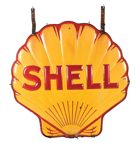 Image result for Shell Service Station Sign