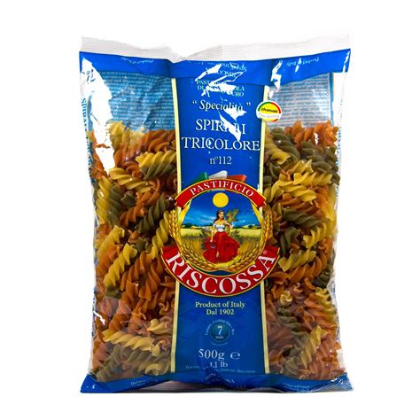 Riscossa Spirali Tricolor Pasta, 500 g : Amazon.in: Grocery & Gourmet Foods