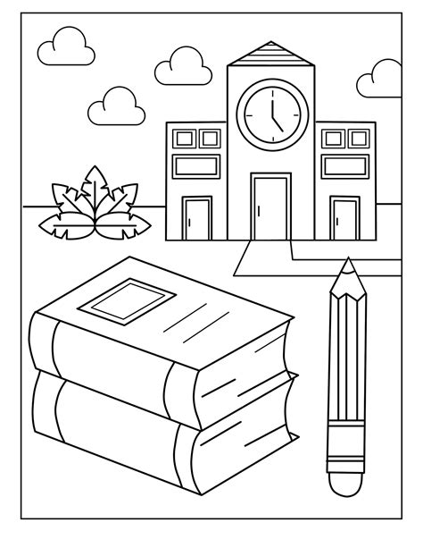 School coloring pages - ColoringLib