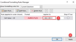 Conditional Formatting Multiple Rows 的图像结果