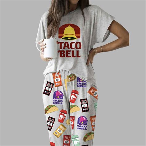 Taco Bell Fast Food Casual Pajama Set - gullprint.com