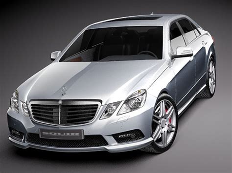3d 3ds Mercedes E 2010 Amg