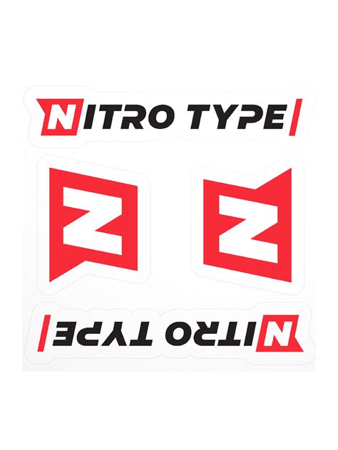 Nitro Type Logo Sticker Pack | Nitro Type