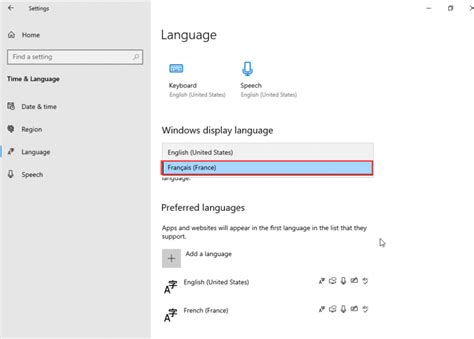 How to Change App Language in Windows 10 的图像结果