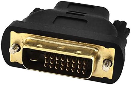 DVI-D Dual Link 24+1 Male to HDMI 19 Pin Female Jack Adapter Connector ...