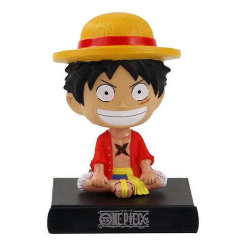 Super Hero Monkey D. Luffy Action Figure Limited Edition Bobblehead Car ...