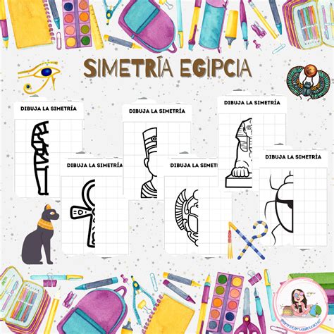 Simetría Egipto - Aula en Juego