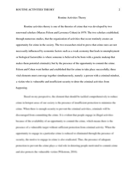 Image result for Examples of Routine Activities Theory