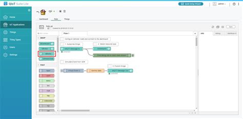 How to use the Dashboard after updating QIoT Suite Lite from v1.1.1 to ...