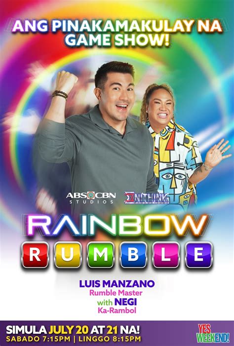 ABS-CBN launches most colorful game show "Rainbow Rumble"