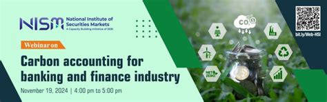 Webinar on "Carbon accounting for banking and finance industry ...