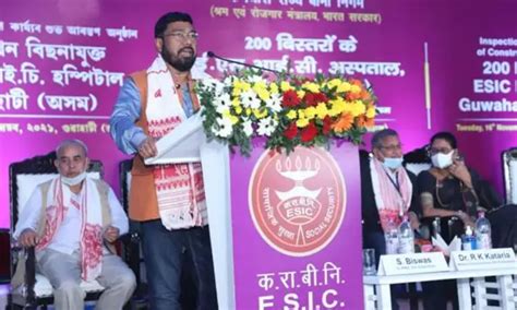 Union MoS Teli kick starts construction work of 200-bed ESIC Hospital ...
