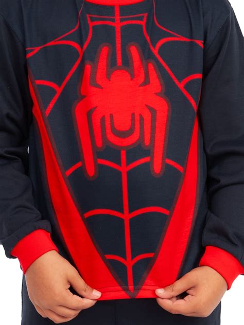 Buy Character Black Marvel Spidey And Friends Miles Morales Pyjamas ...