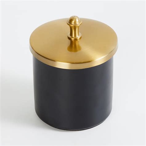 Buy Panama Stainless Steel Cotton Box from Home Centre at just INR 599.0