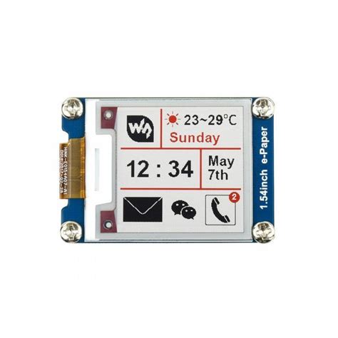 Waveshare 200x200 1.54inch E-Ink display module – REES52