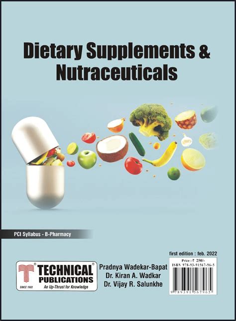 Dietary Supplements and Nutraceuticals - for B. PHARMACY PCI SYLLABUS ...